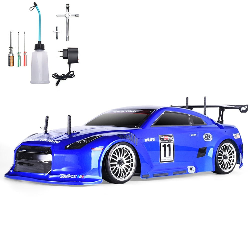 High Speed HSP 1:10 Scale Nitro Gas Drift RC Racing Car with Two Speed 4wd Power - ToylandEU