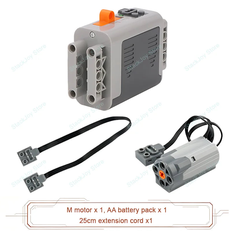 IR Motor Battery Box | Power Functions Compatible | Lego Model Bricks