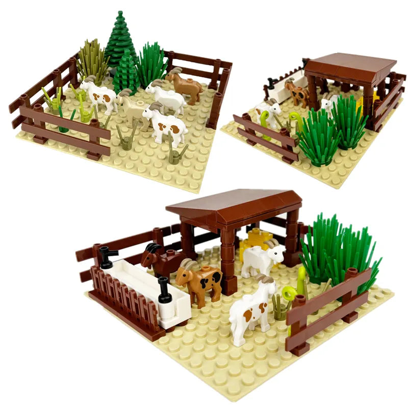 Create Your Own Farm Ranch with Small Particle Building Blocks Toyland EU