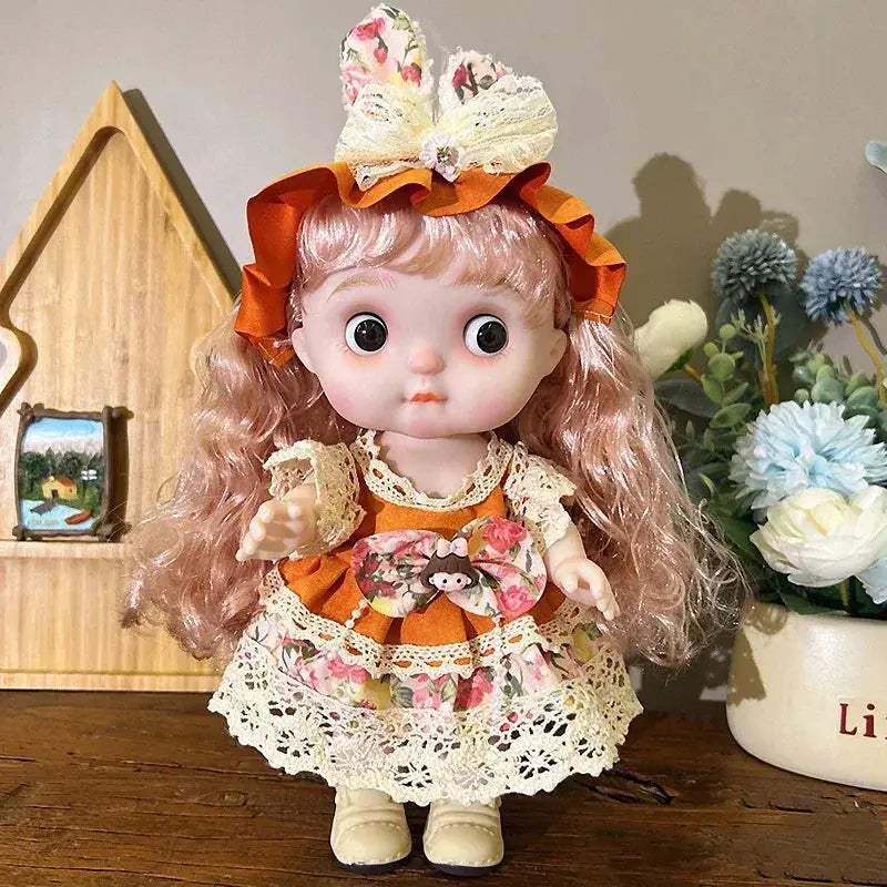 Reborn Baby Doll 25cm Cute Big Head Gift For Girls - ToylandEU