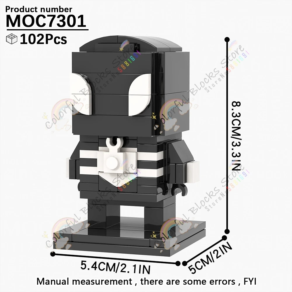 Building Blocks Toy | DIY Racing Car Mecha | Figures Set | Spideres Series