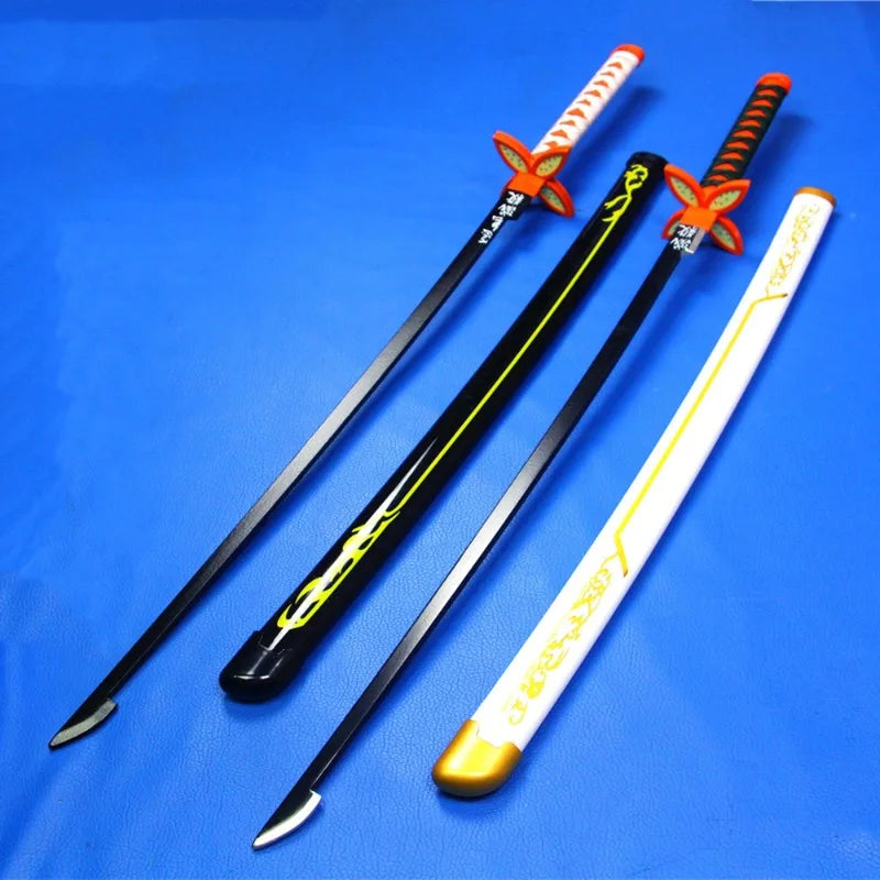 Katana | 40 Inch Length | Wooden Blade | Demon Slayer Cosplay Prop