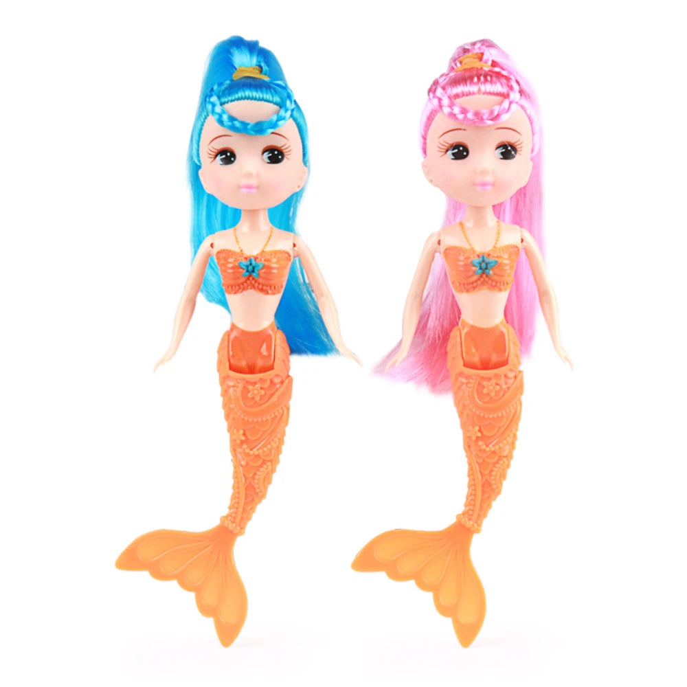 Classic Waterproof Mermaid Doll - 16cm Princess Fish Toy