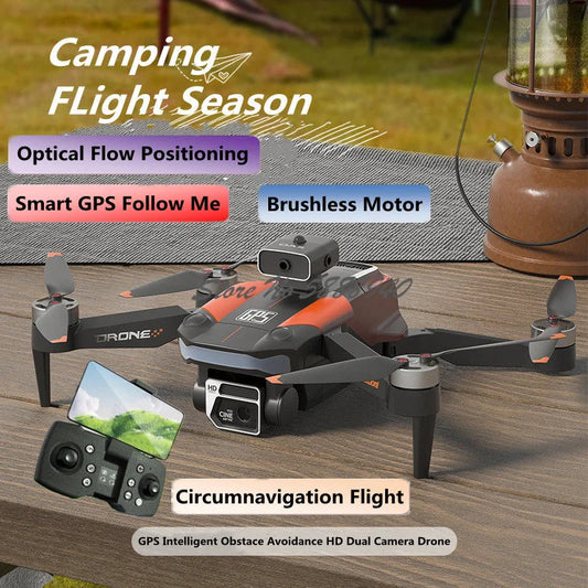 GPS Intelligent Obstace Avoidance RC Drone 8K ESC Camera Optical Flow - ToylandEU