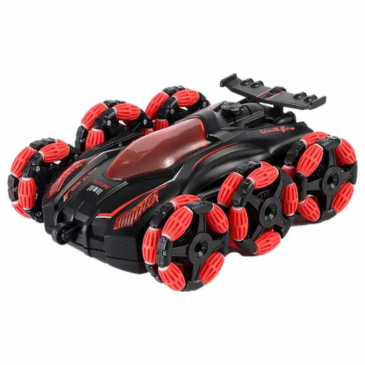 Ultimate Six-Wheel Stunt RC Car with LED Lights for Kids Ages 6-12