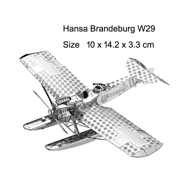 3D Metal Puzzle | Military Aircraft Kit | DIY Model Kit | J-20 J-10B