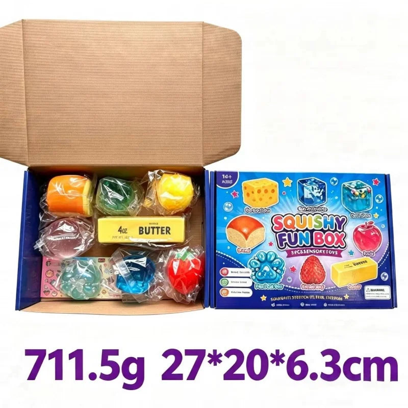 Squishy Advent Calendar | 2026 Slow Rising Toys | Stress Relief Fidgets