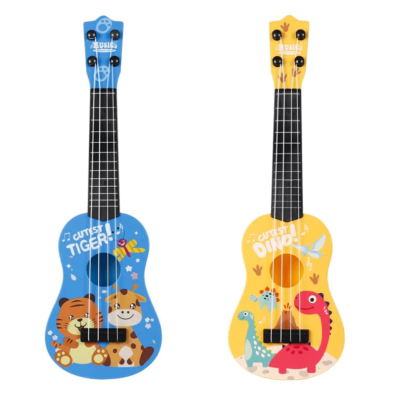 Children Ukulele Musical Toys 4 Strings Small Guitar Montessori - ToylandEU