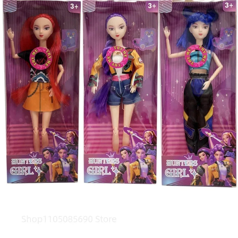 Kpop Anime Figure Action Set Rumi Mira Zoey Collectible - ToylandEU