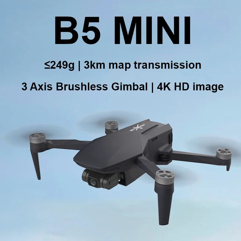 4K Mini Drone with GPS & Gimbal - 26 Min Flight, 3KM Range