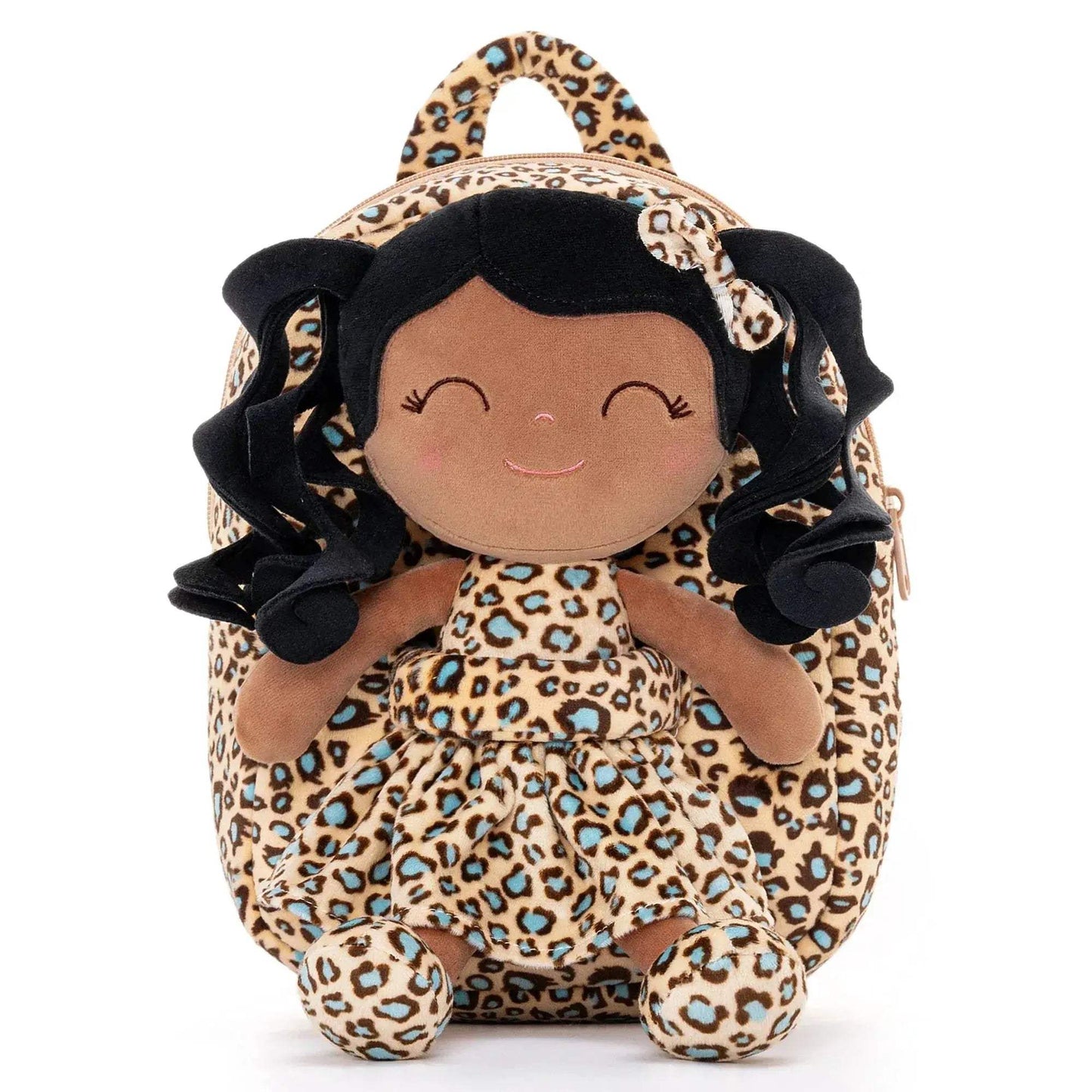 Gloveleya Plush Backpack for Baby Girls and Toddlers with Stuffed Doll Design - ToylandEU