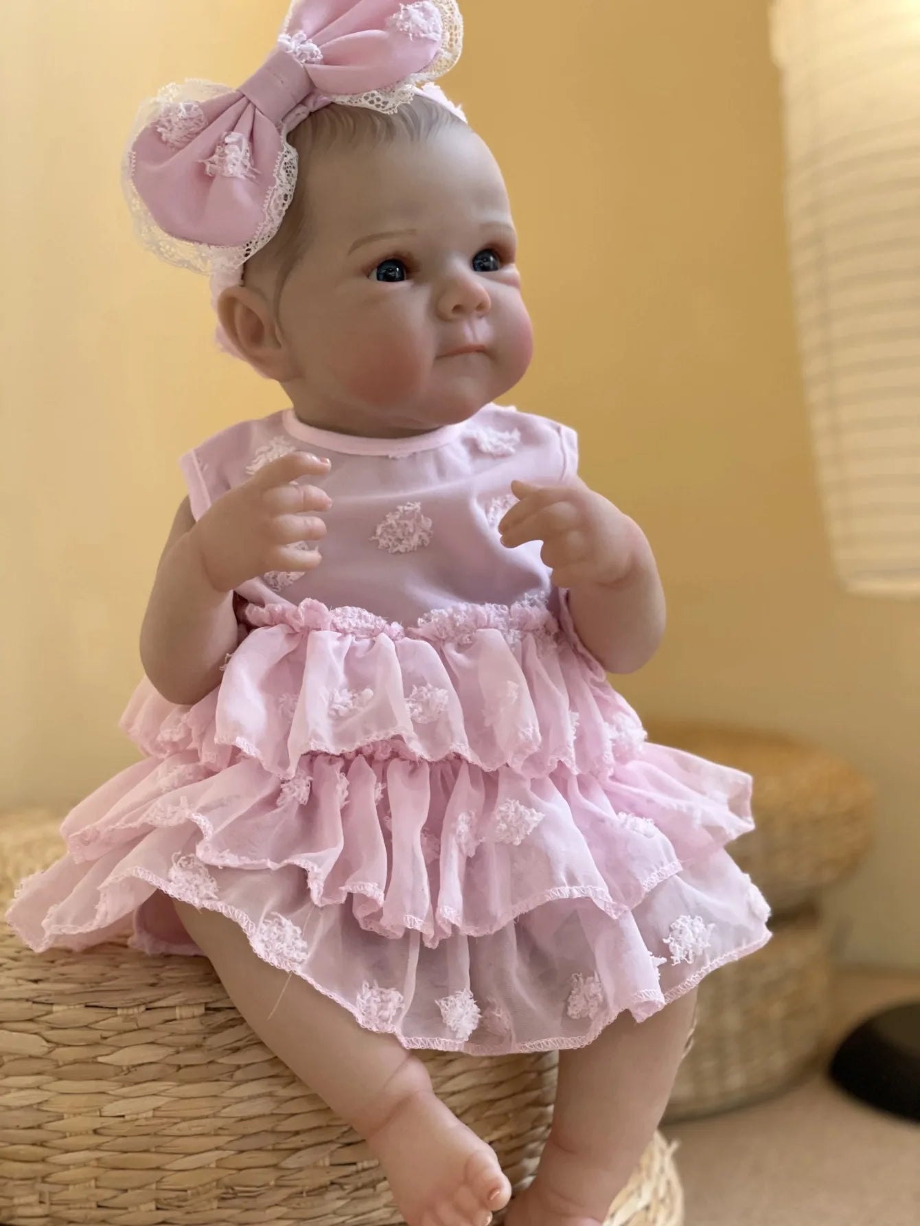 18" Bettie Bebe Reborn Doll - Lifelike Soft Vinyl Baby Toy for Girls' Gift
