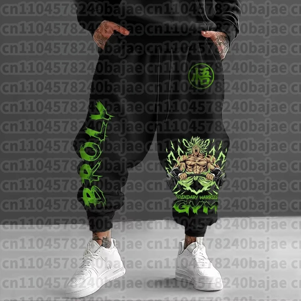 Dragon Ball Men's Jogger Pants | Majin Buu Graphic | Harajuku Style | Sizes S-XXL