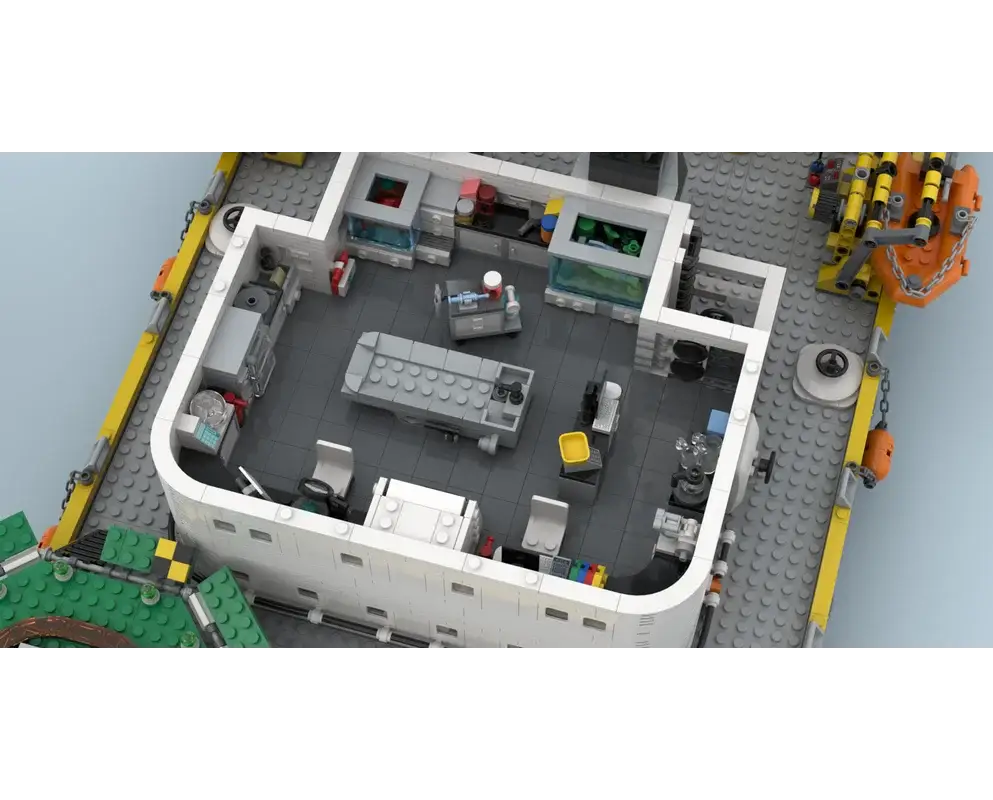 MOC City Catamaran Research Vessel Set Building Blocks Exploration Ships Transport Vehicles Collection Toys Gifts - ToylandEU