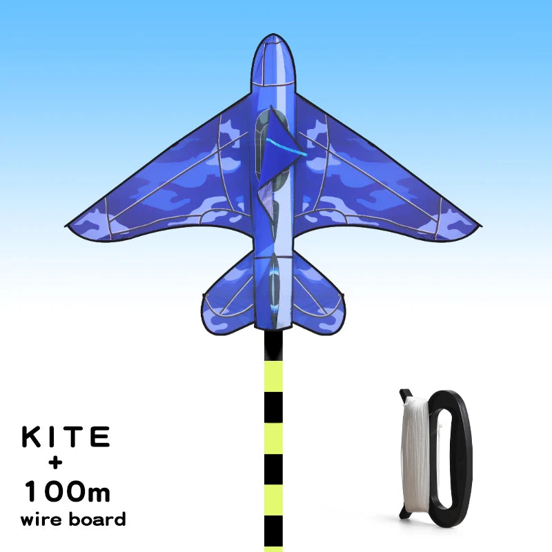Plane Kite | Handle and Line Included | Polyester Material