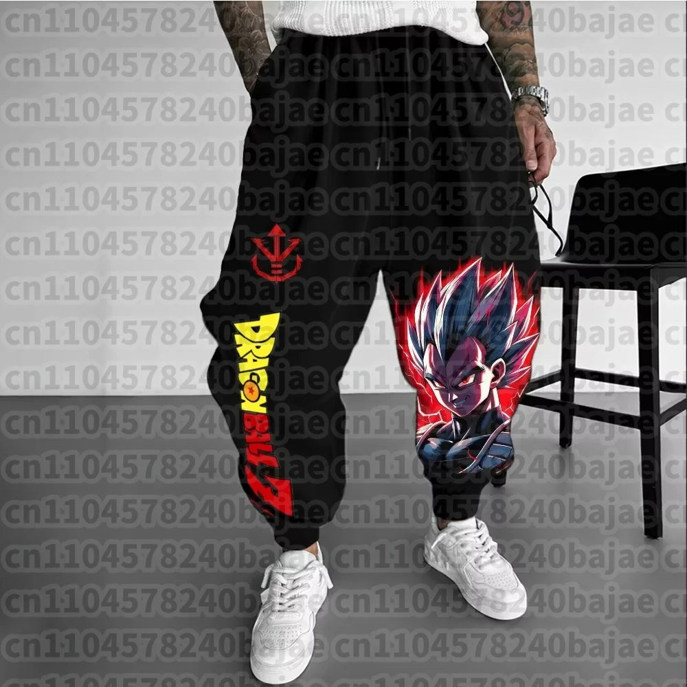 Dragon Ball Men's Jogger Pants | Majin Buu Graphic | Harajuku Style | Sizes S-XXL