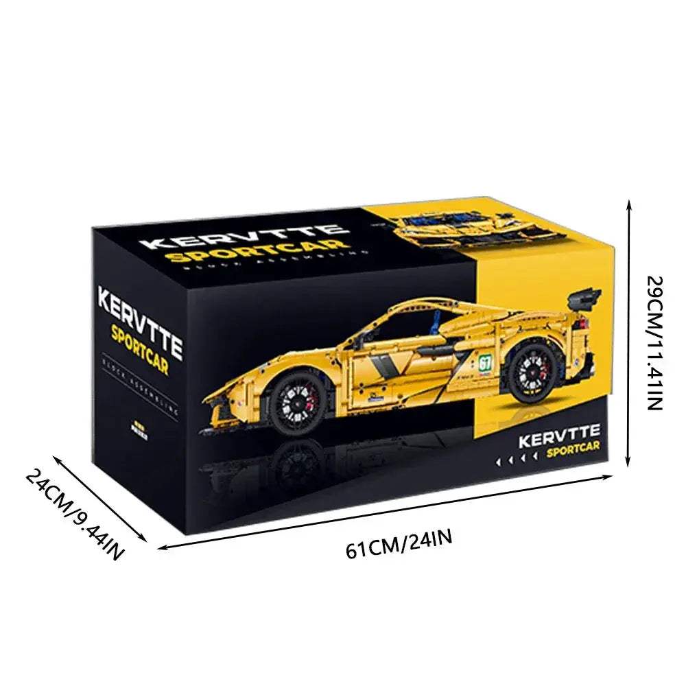 Sports Car Building Blocks Set For Kids Educational Gift Idea - ToylandEU