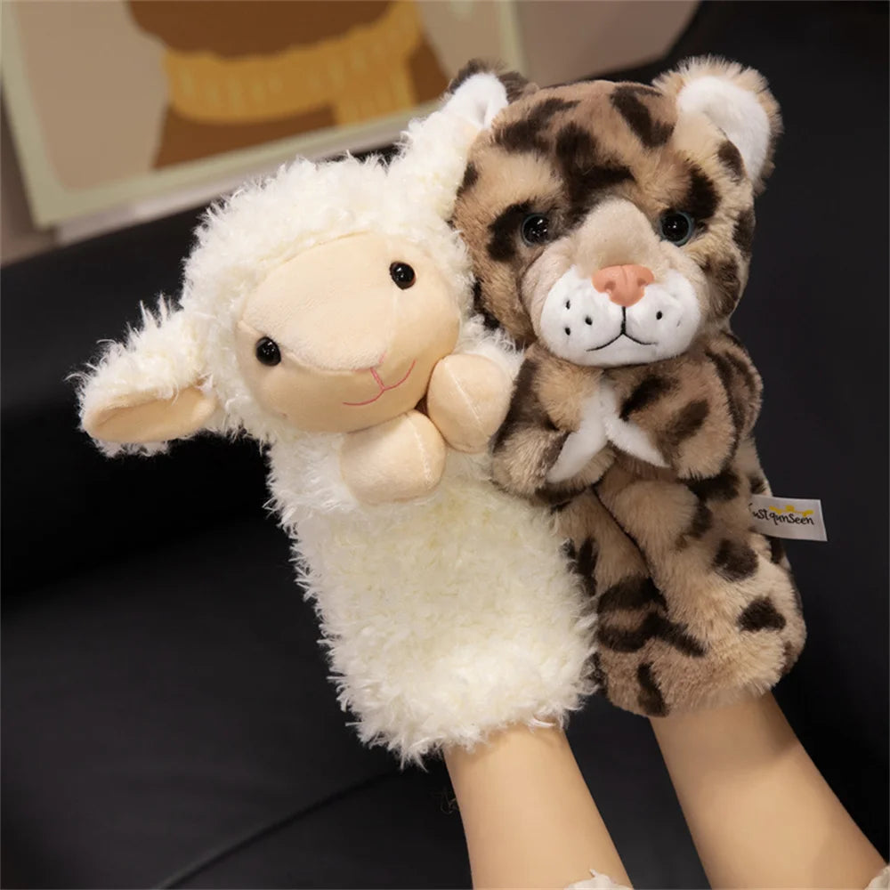 Plush Hand Puppet | Soft Cozy Fabric | 14 Animal Designs | Ages 14 Plus