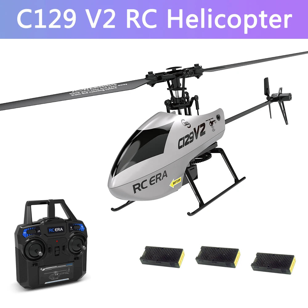 C129 V2 RC Helicopter 6 Channel Remote Controller Helicopter Charging - ToylandEU