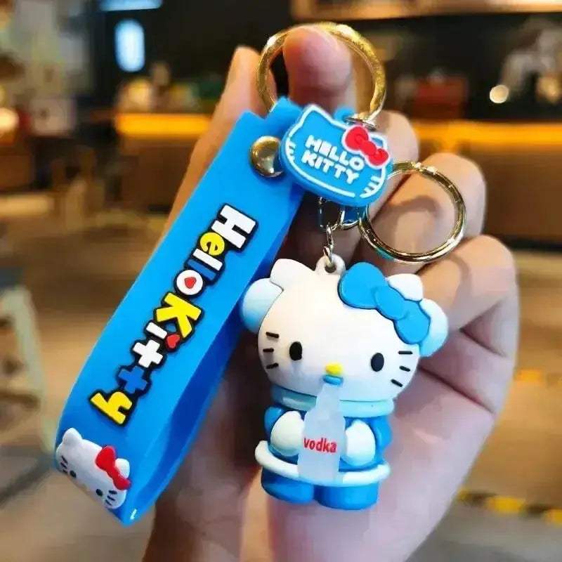 Sanrio Hello Kitty Key Chains, Kawaii Anime Cartoon Cinnamoroll Car Keychains Backpack Ornaments - CLOUDANIMESTUDIO