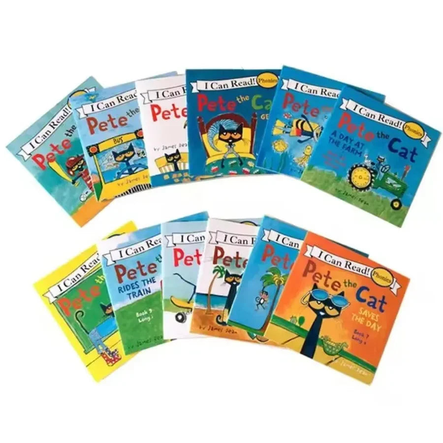 Pete The Cat 12 Book Early Readers Collection For Beginners