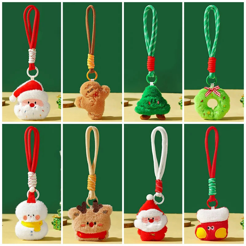 Christmas Plush Ornament | Santa Claus Snowman | Soft Touch Design