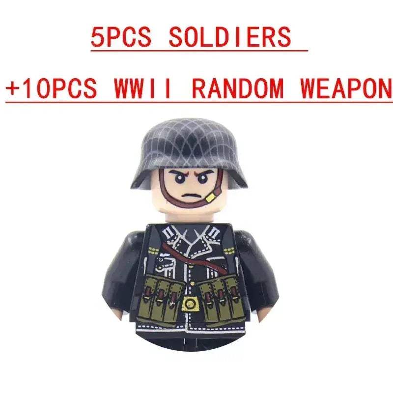 Lego Compatible Military Building Blocks Set With Weapons - ToylandEU