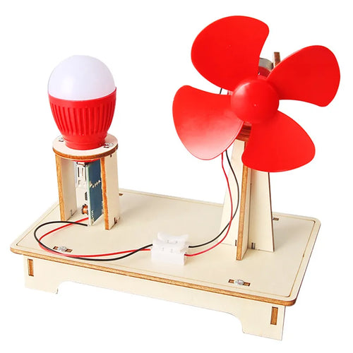 Wooden Wind Turbine Model Science Kit for Kids - Fun and Educational Physics Toy ToylandEU.com Toyland EU
