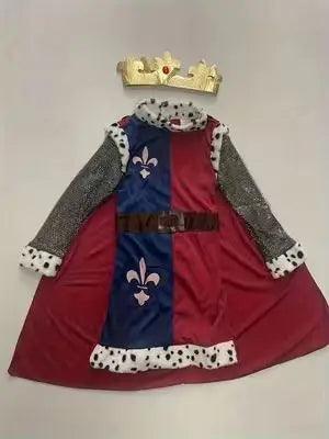 Medieval King Costume | Crown Cloak Set | Toylandeu™