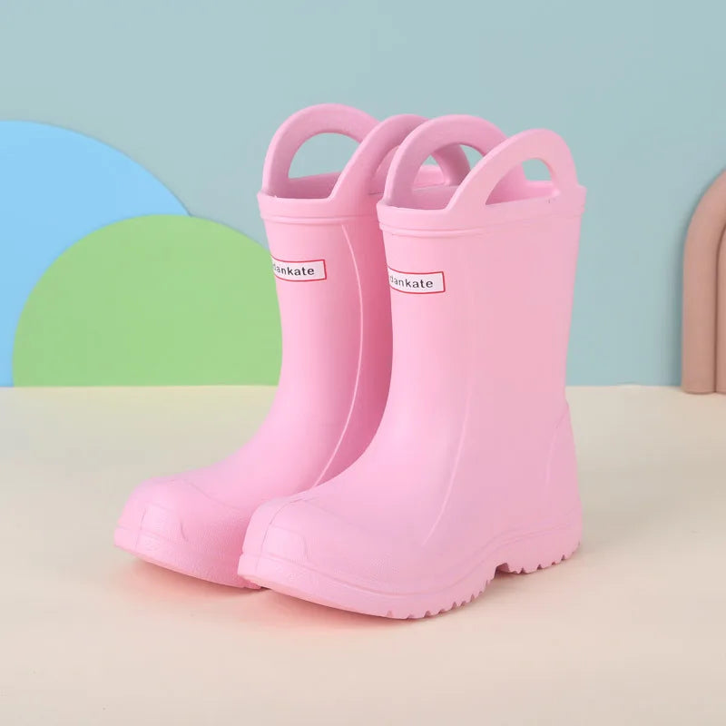 Children Rain Boots | Waterproof | Lightweight Rubber | Ages 7 To 13