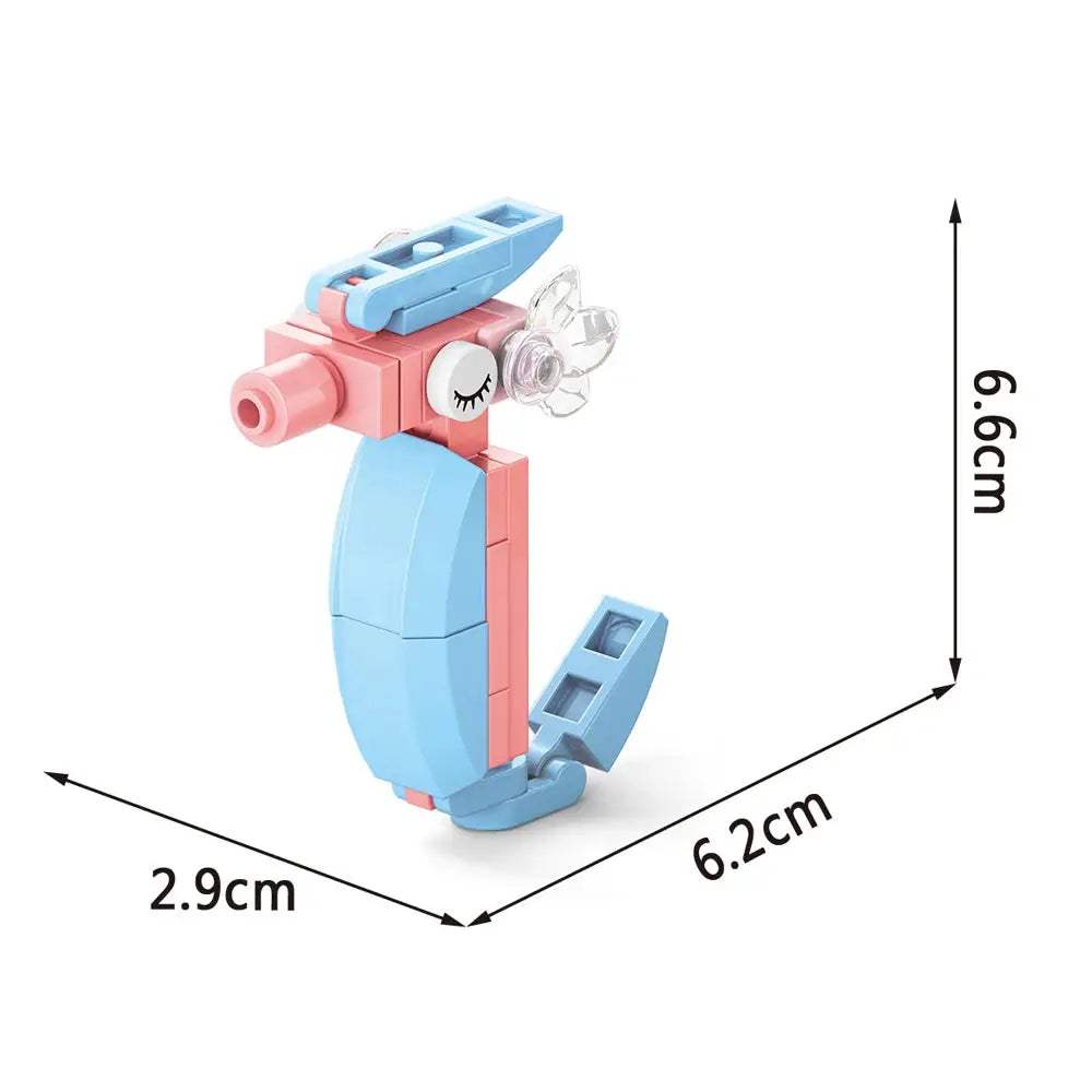 Insect World Animals Scorpion Mantis Ants Spider Birds Marine Animal Building Blocks Toys Desktop Ornaments Bricks Kids Gift - ToylandEU