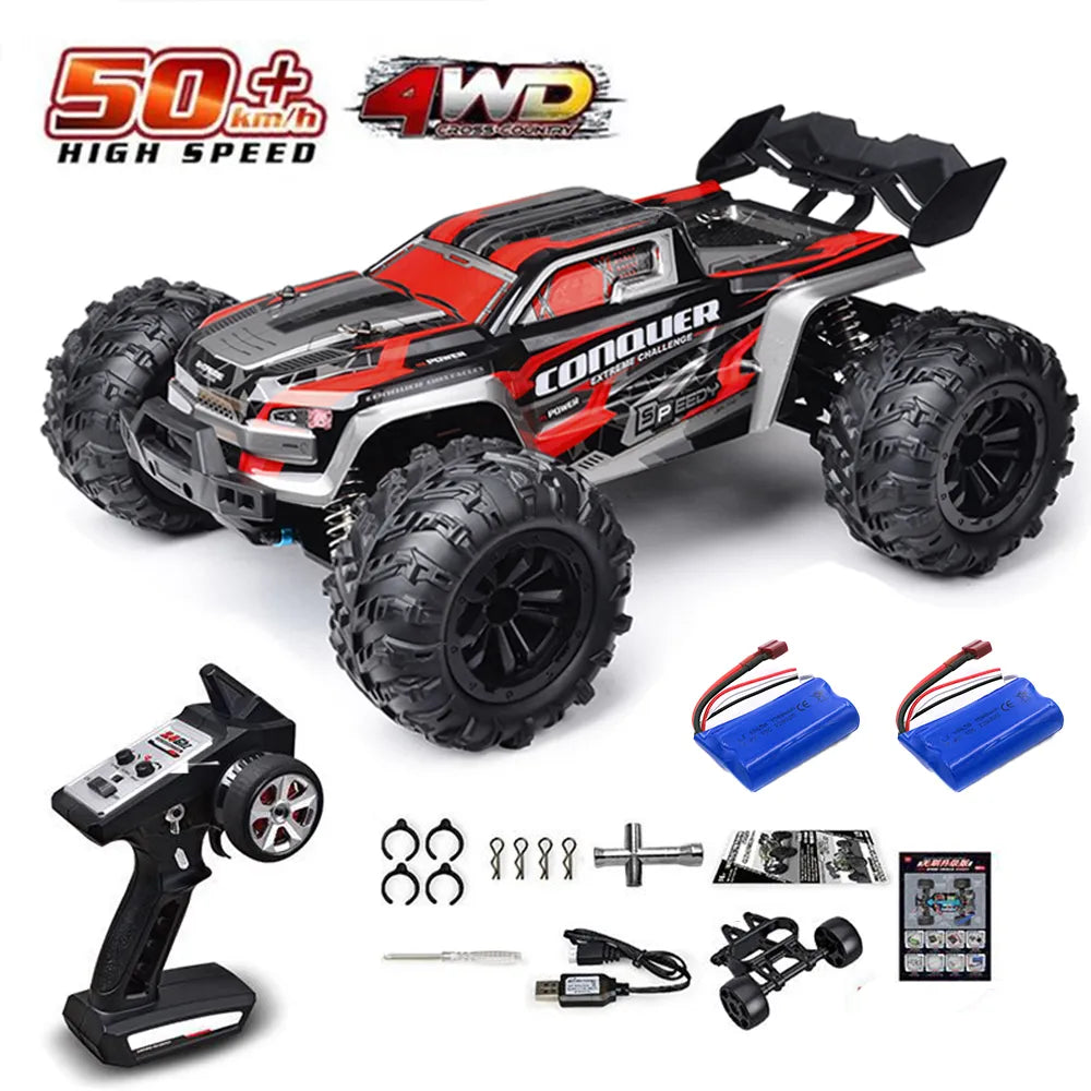 RC Cars 2.4G 390 Moter High Speed Racing with LED 4WD Drift Remote - ToylandEU