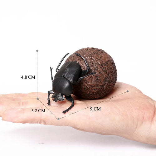 Realistic Insect Animals Figurines Set of Dung Beetle, Maratus Volans, Scorpion, Mantis ToylandEU.com Toyland EU