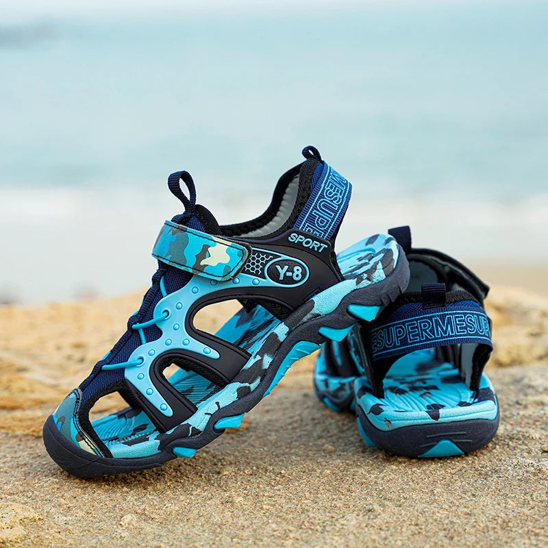 Kids Outdoor Sandals | Non-Slip | Breathable | Ages 7-13