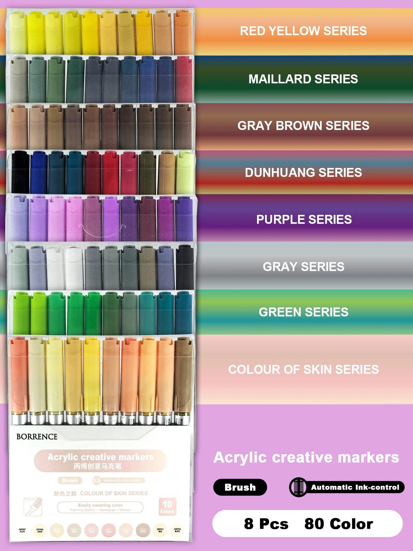 Acrylic Paint Markers | 120 Color Set | Toylandeu™