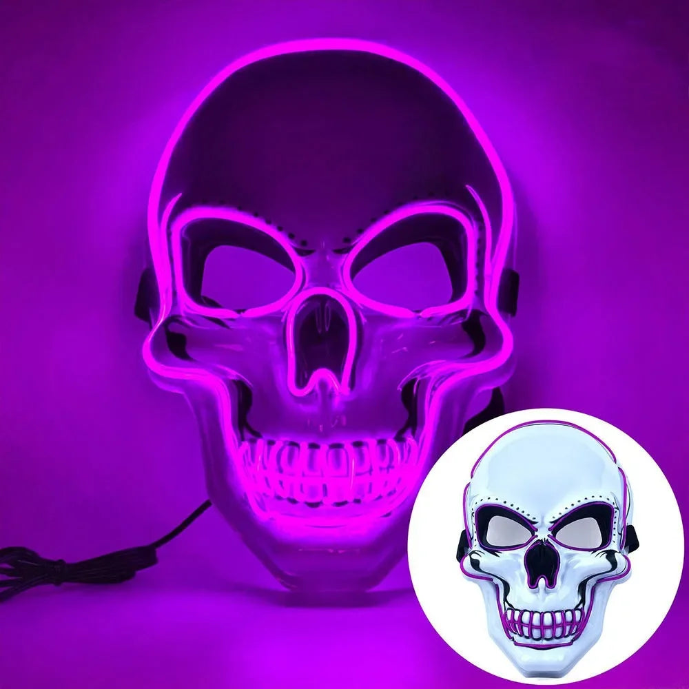 Luminous Skull Mask | Full Face | Adult Size | Halloween Party