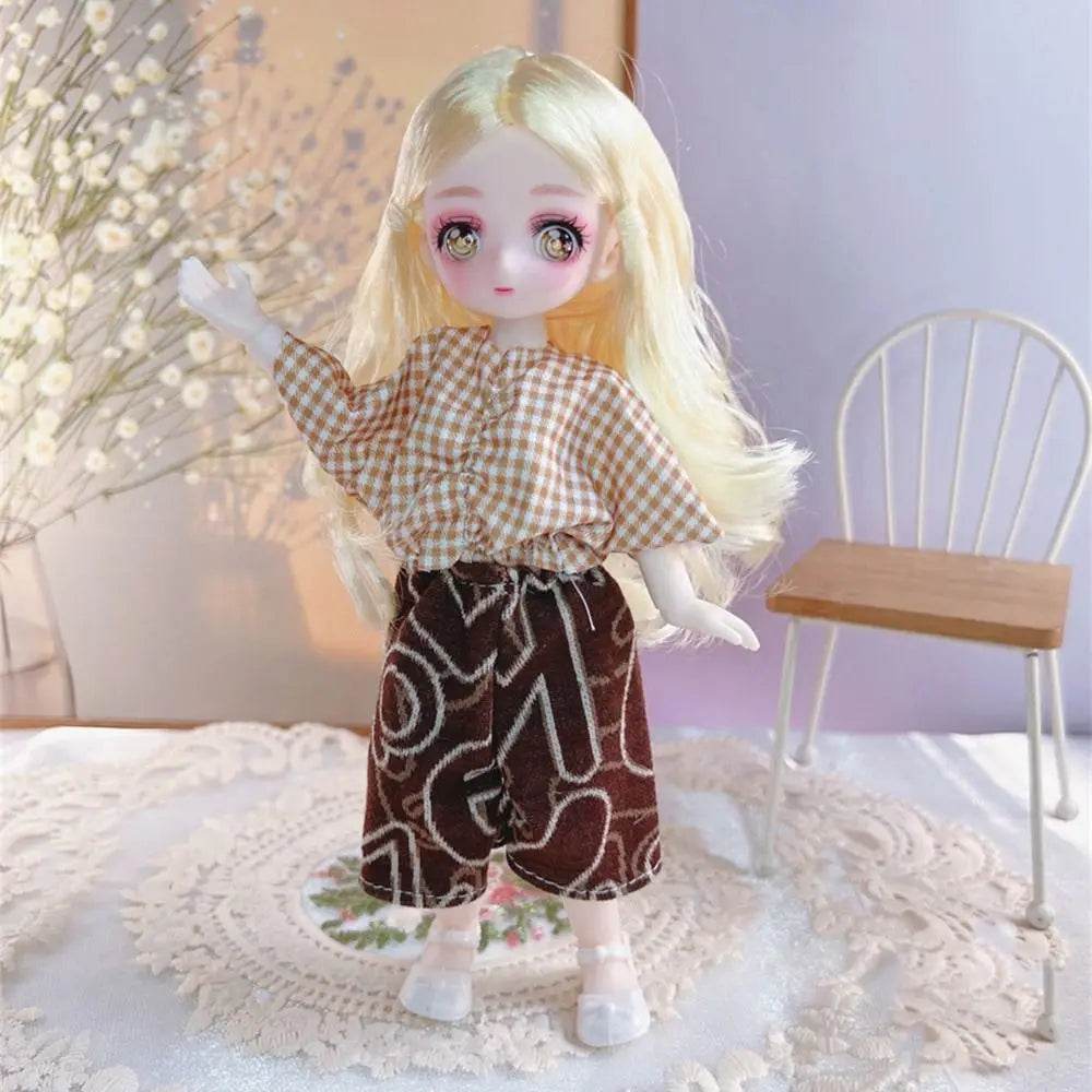 23cm BJD Doll and Clothing 3D Simulation Eyes DIY Toy Gift - ToylandEU