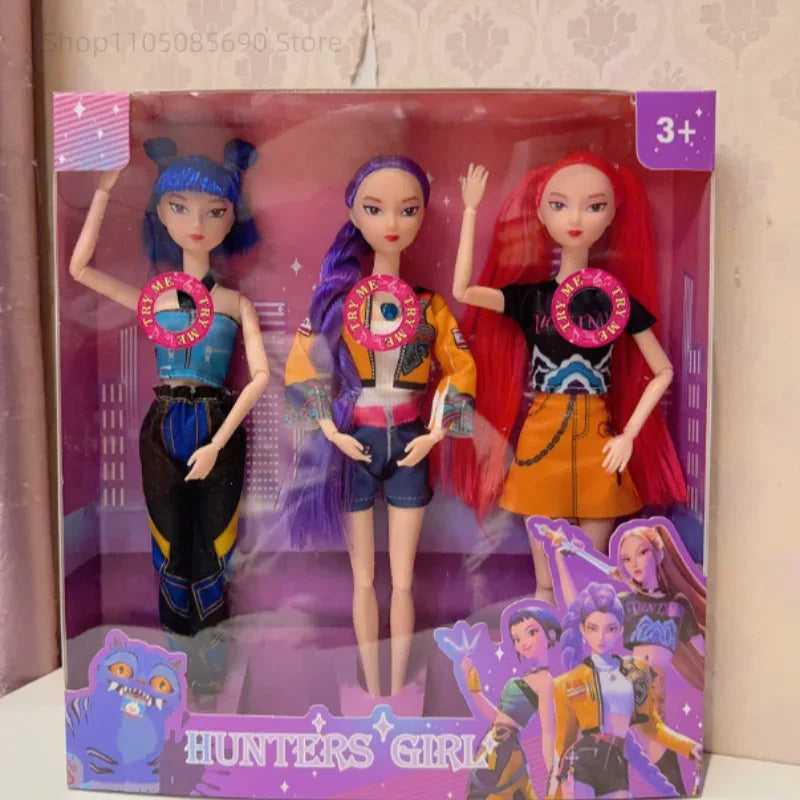 Kpop Anime Figure Action Set Rumi Mira Zoey Collectible - ToylandEU