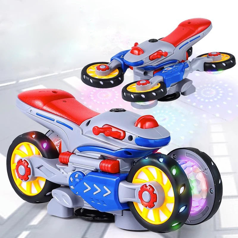 Extreme Stunt Electric Rotating Motorcycle - ToylandEU