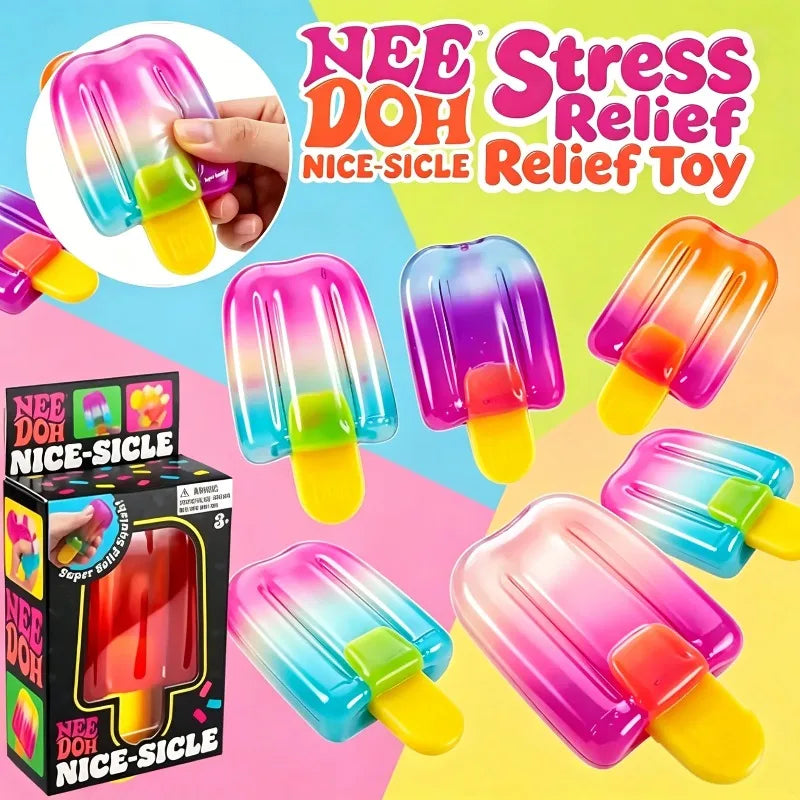 Squeeze Stress Toy | Soft TPR Material | Reusable Build | Kids And Adult Relief