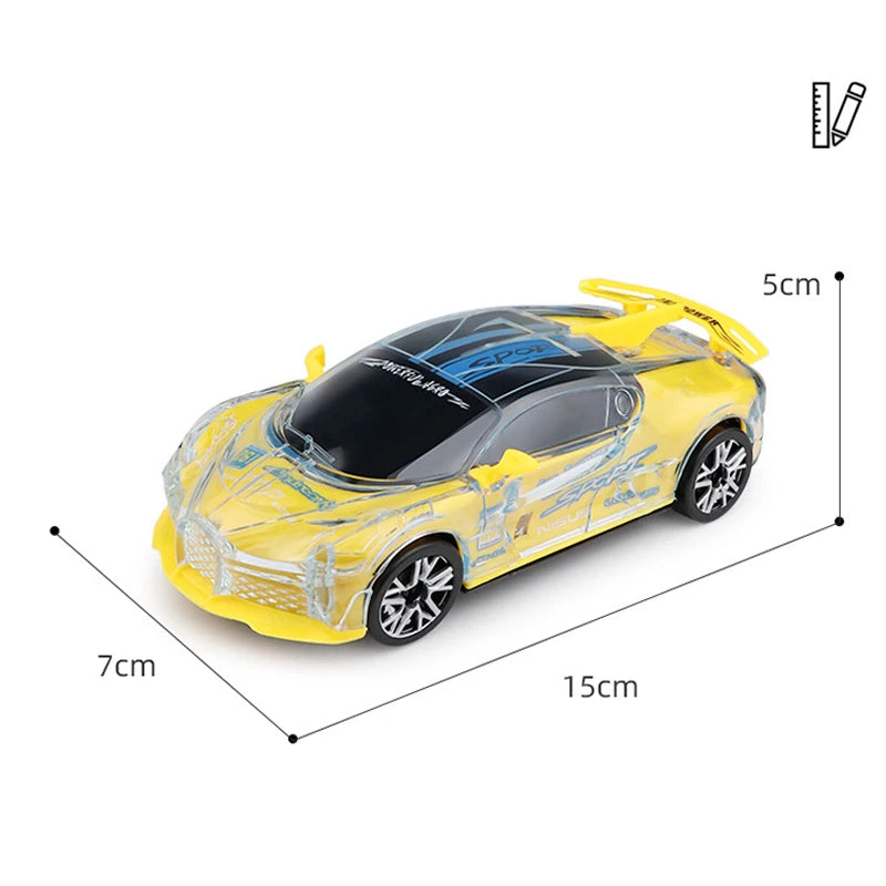 Flashing LED Light Police Car Toy for Kids | Educational Racing Vehicle with Music - ToylandEU