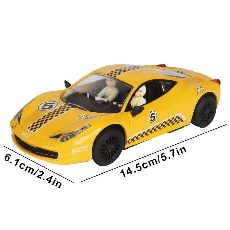 Slot Car Set 1/32 Scale With Police Cars And Tracks - ToylandEU