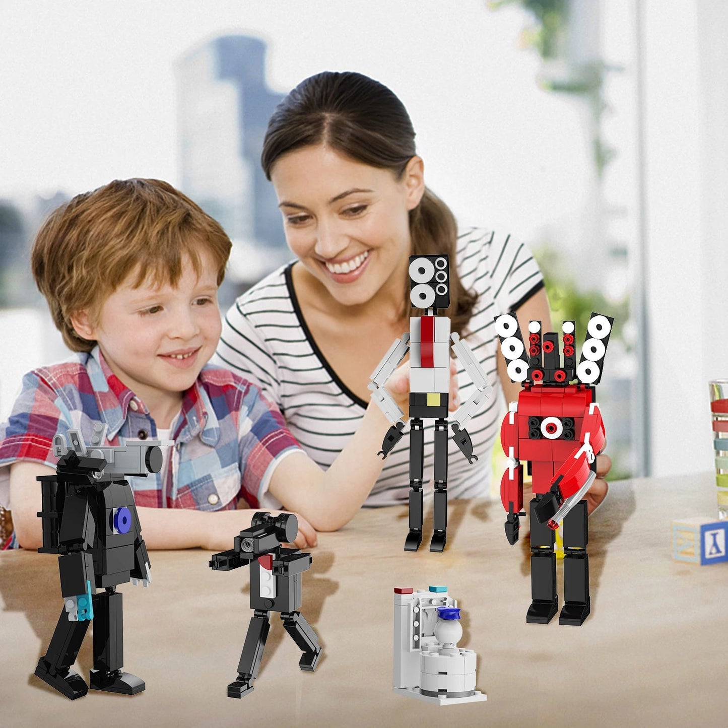 Skibidi 5-In-1 Camera Man Building Block Set - ToylandEU