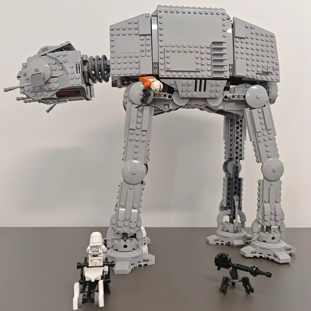 Walking Tank Model | Gray Plastic Build | Toylandeu™