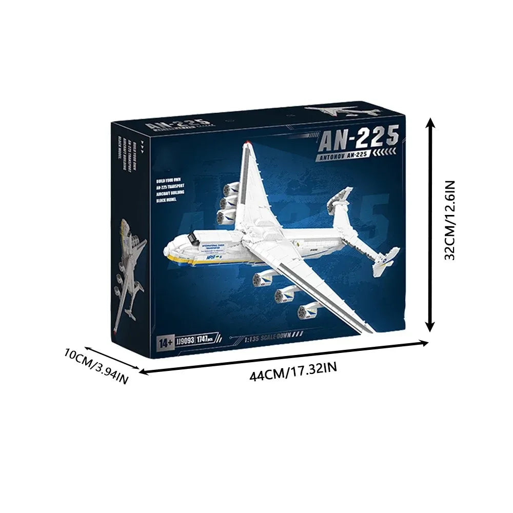 Aircraft Building Block Set | AN-225 Large Transport Aircraft | 5350 Pieces