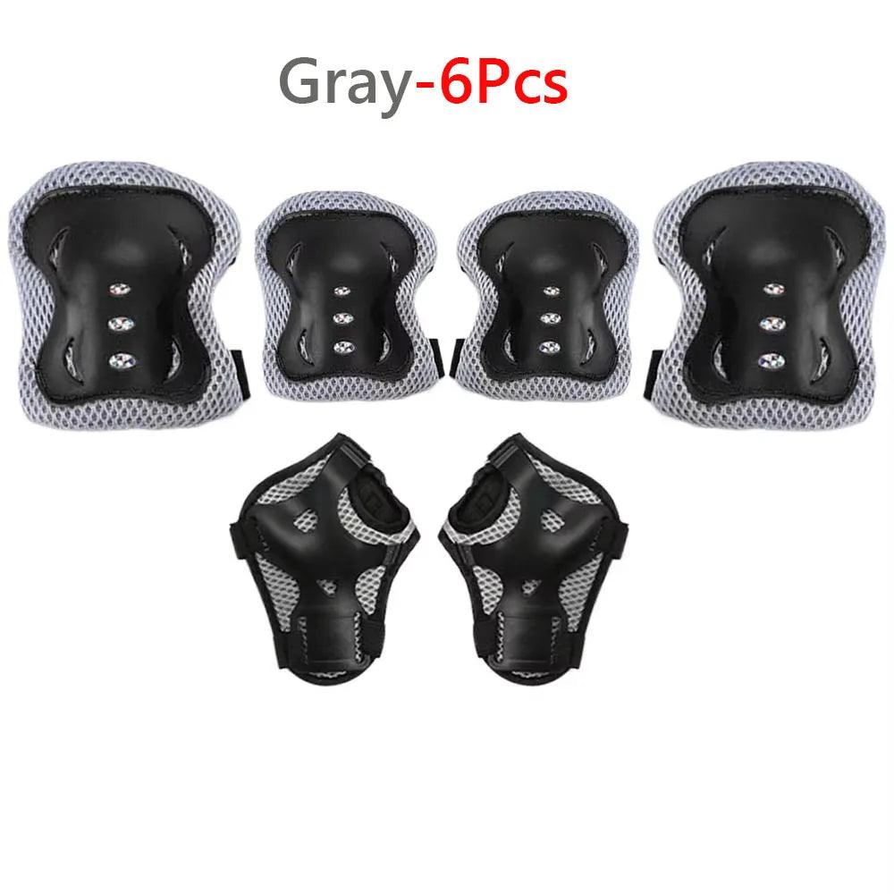 Youth Knee Elbow Pads | Soft Knit 6 Piece | Toylandeu™