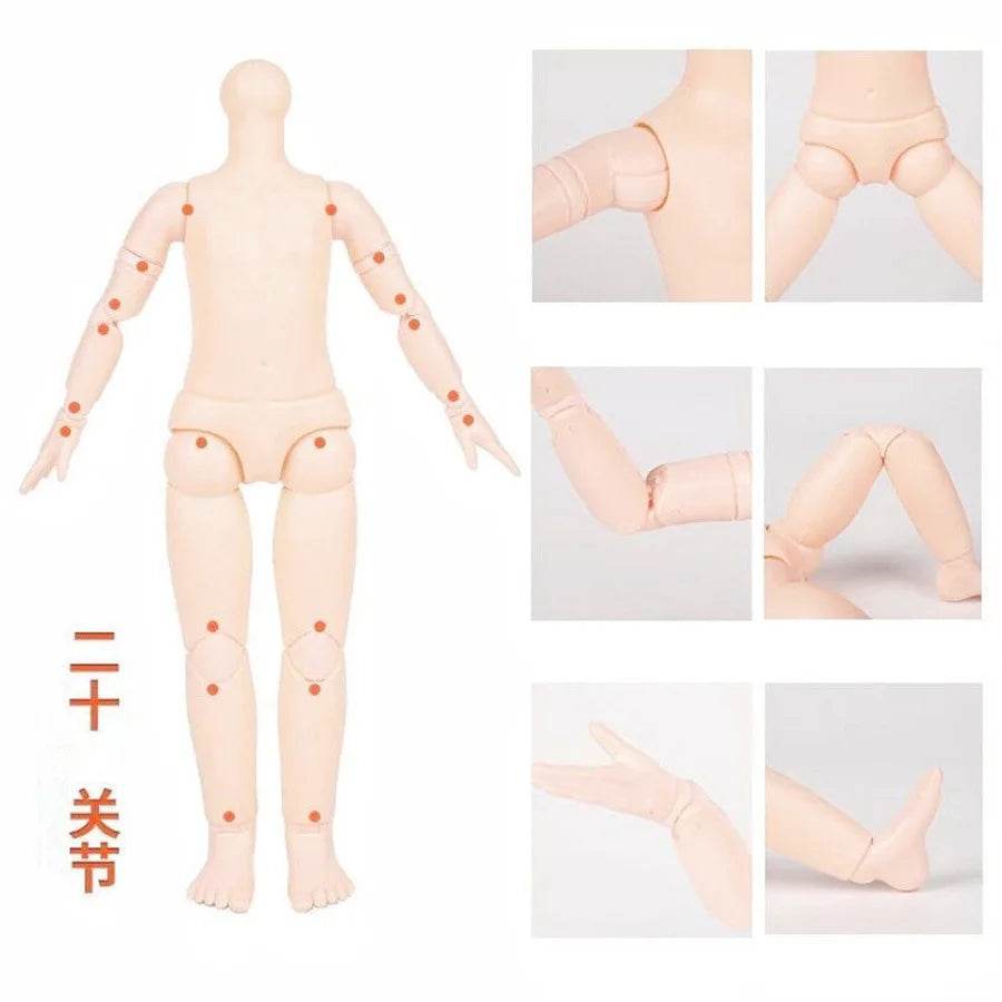 Dolls For Girls Ball Jointed Doll Toys Bjd 30cm Blue Eyes - ToylandEU