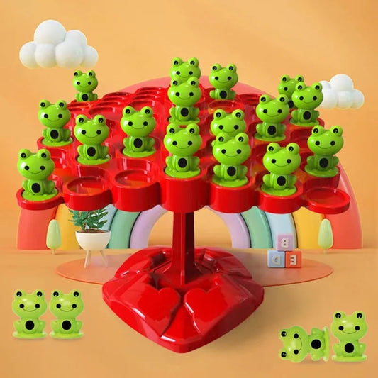 Math Toy Frog Balance Tree DIY Educational Leisure Tabletop Shape - ToylandEU