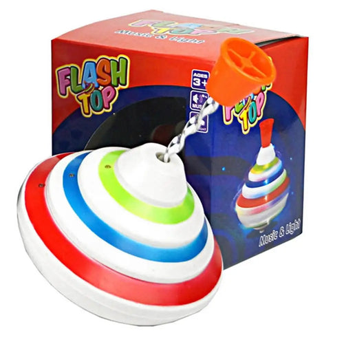 Musical Spinning Top Toy with LED Lights and Music ToylandEU.com Toyland EU