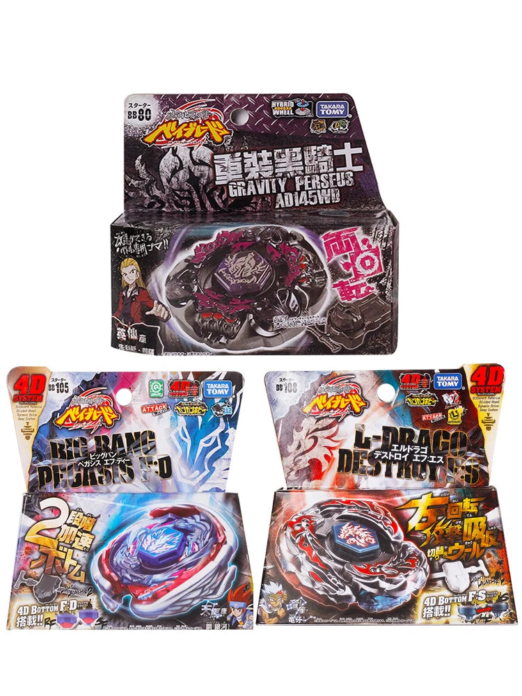 Metal Spinning Tops Set | Mini 10cm Size | Precision Gyro | Ages 14 Plus